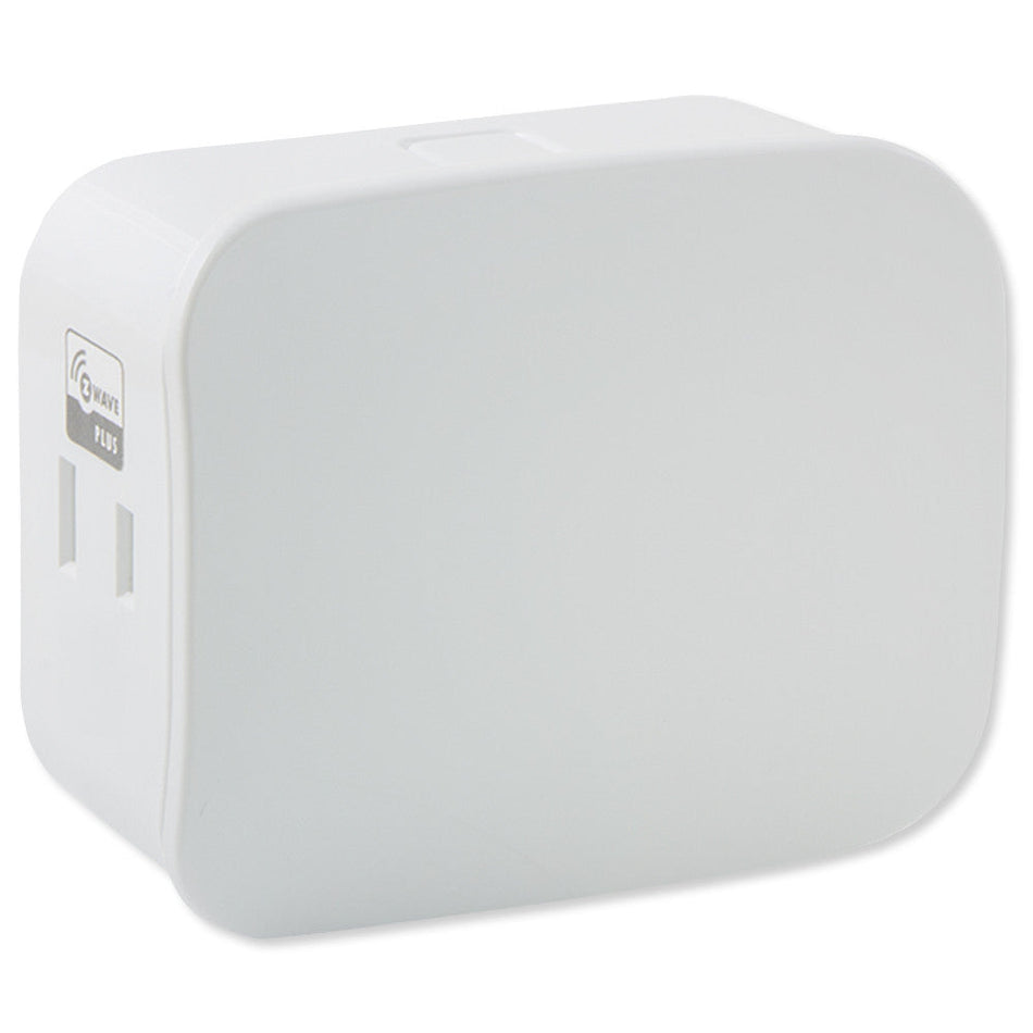 Enbrighten Z-Wave Plus Plug-in Smart Dimmer, Dual Plug, Passthrough, 500S | 28170