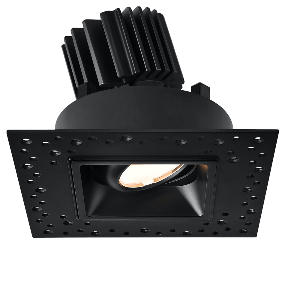Tangra 3" Gimbal Square Invisible Trim Black | L3G-SIT-BK