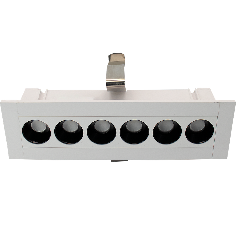 Mini Linear Recessed Spot Light | RENO-LRSL-5CCT-8W-WH
