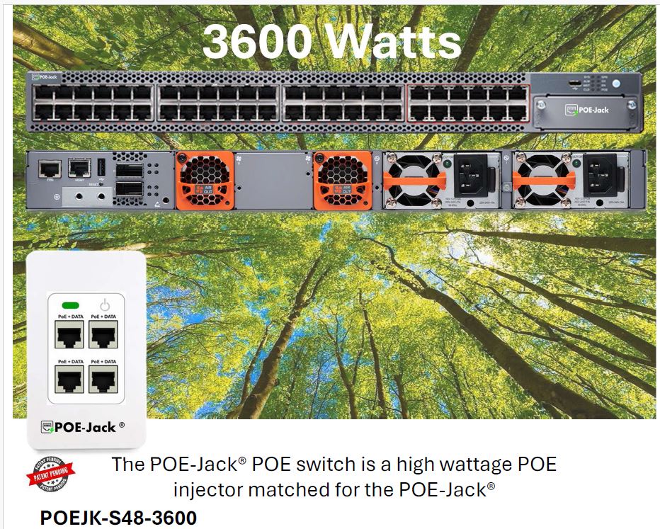 Inside the 3,600 W POE-Jack® Switch: Designing High-Density PoE Power Plants in Canada
