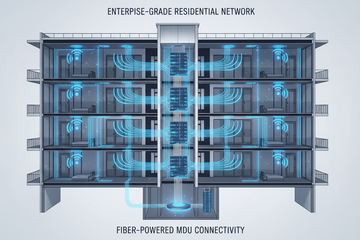 Commercial Office and MDU Networking in Canada: Zone Cabling with POE-Jack®