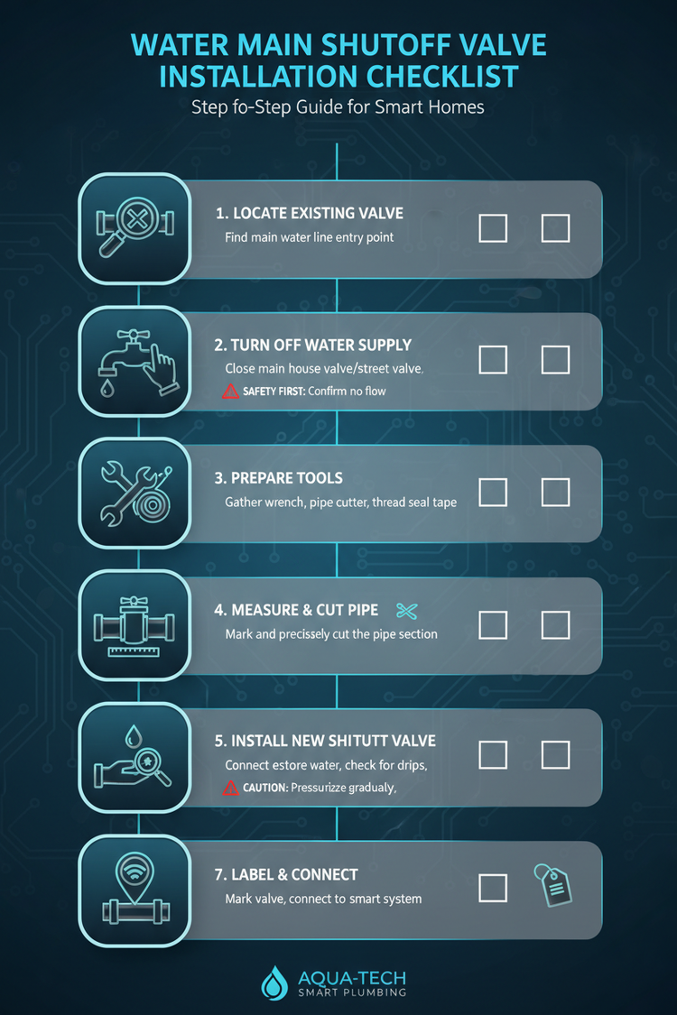 2026 DIY Water Shutoff Install Checklist (Photos, Fitment, Clearance) — Canada