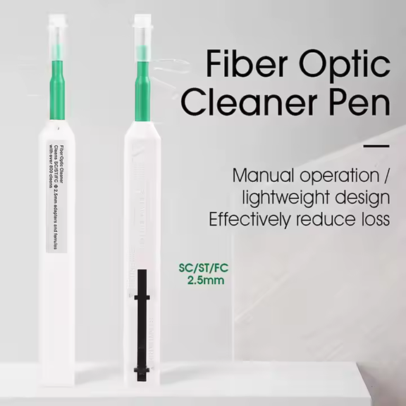 Product Marketing image of the Grid Networking SKU SF-CPSC - SC Fiber Optic Cleaner Pen | One-Click Cleaner for SC Connectors, 1 per Box | SF-CPSC