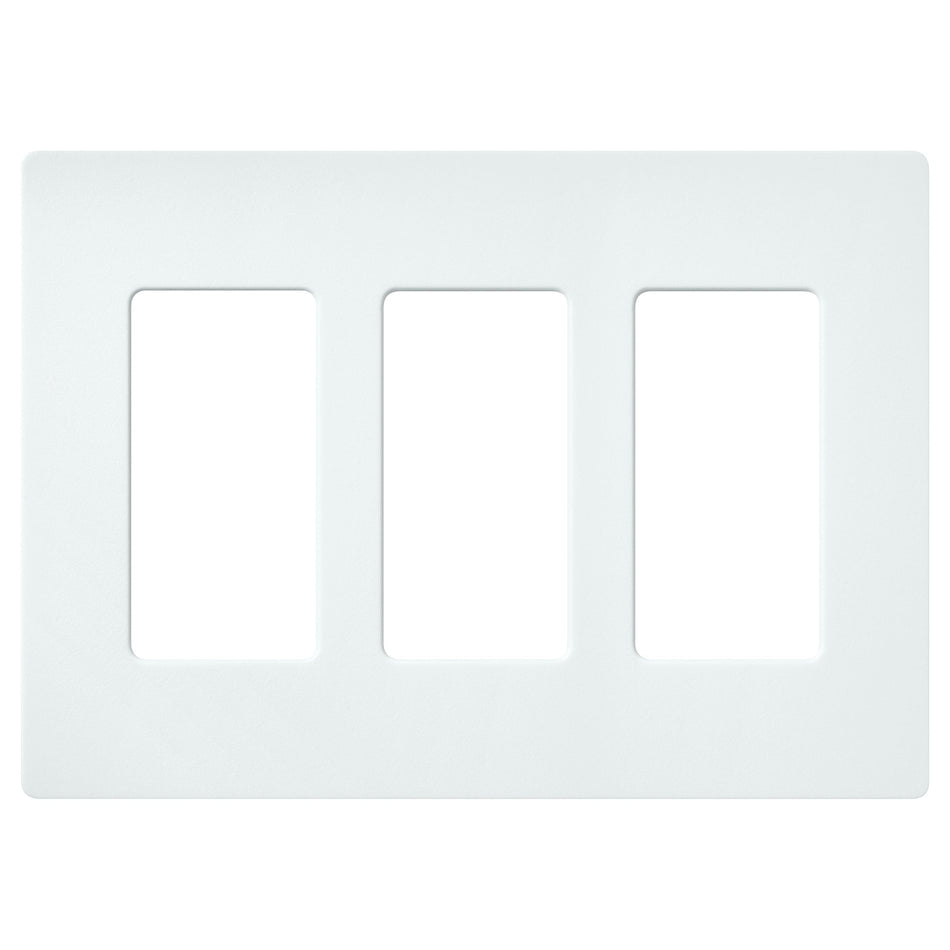 Lutron Claro 3-Gang Screwless Wall Plate | SC-3
