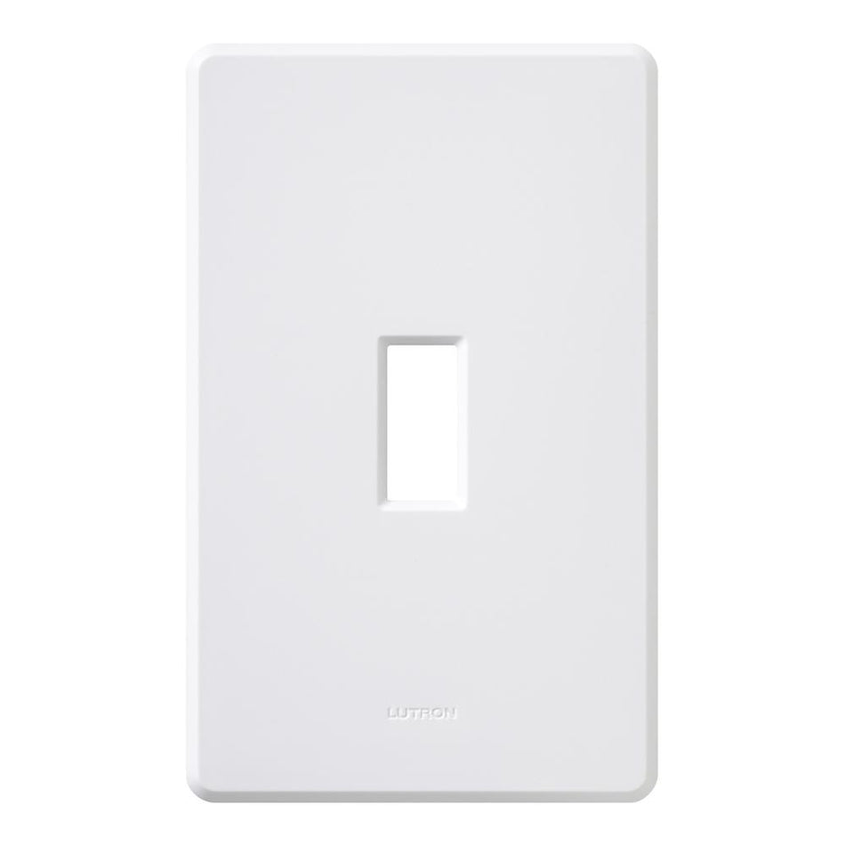 Lutron Fassada Fashion Wall Plate | Traditional Toggle Opening | Matte Finish | FW