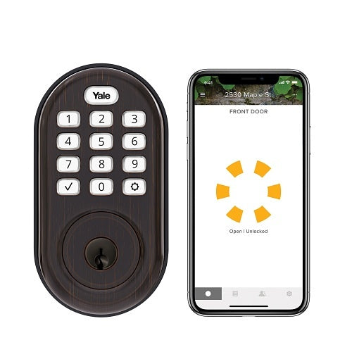Yale Assure Keypad Deadbolt - Keypad - Keyed - Wi-Fi | YRD216-CBA