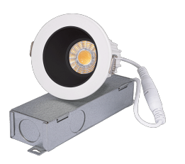 Studio Photography Marketing Image of Lotus LED Lights Product JXL-COB02-S08W-CCT-2SR-SM-WH for SimplySecured.ca Shopify