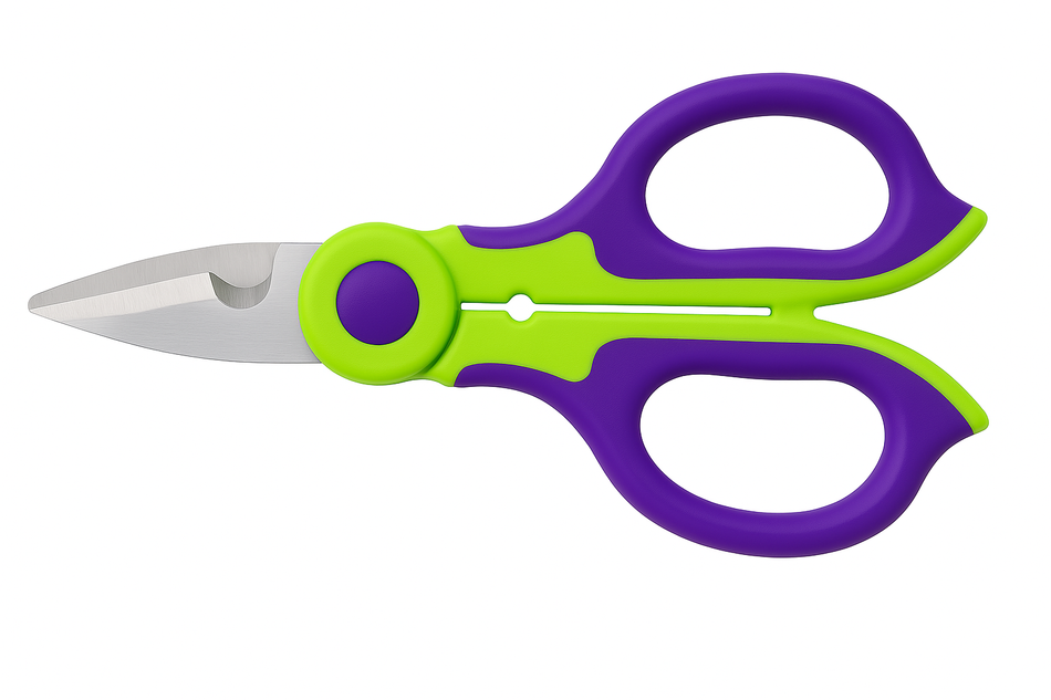 Product Marketing image of the Grid Networking SKU SF-KS - Fiber Optic Aramid/Kevlar Scissors | Precision Shears for Strength Members & Jackets | SF-KS