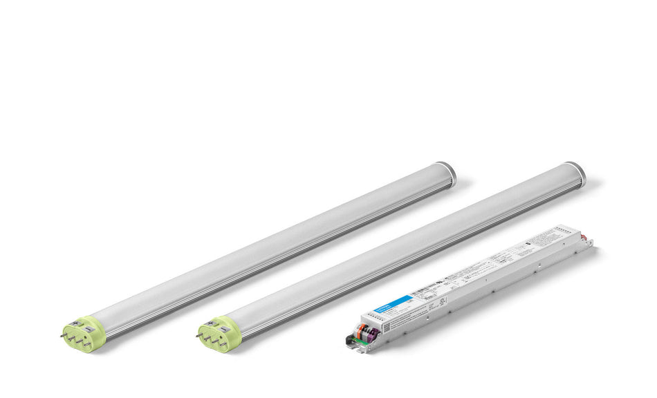 Ballast Retrofit Kit by C-Flex: Twin Tube (Biax), 2-Lamp (Case of 12 Kits), 3000K, 3-Wire Driver, 1% Dimming, 3LD-TT-2M30-12