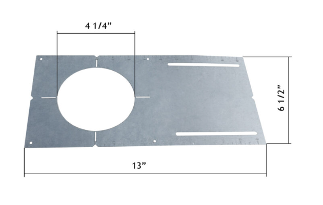 4" Budget Flat Rough-In Plates (20 Pack) | MP4-2