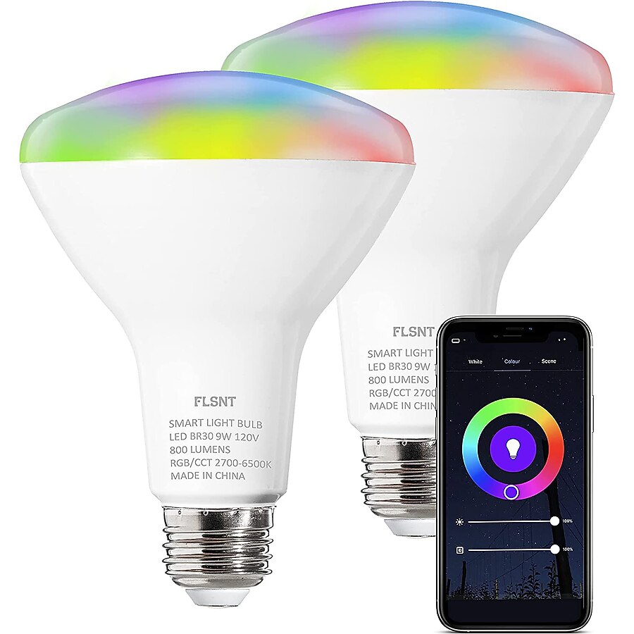 Product Marketing Image of SKU 83229 - JascoPro Series WiFi Smart Bulb, Candelabra, CCT | 83229 Displayed for Advertising