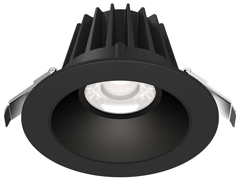 Studio Photography Marketing Image of Lotus LED Lights Product JXL-COB04-R15W-5CCT-WH-4RR-SM-BK for SimplySecured.ca Shopify