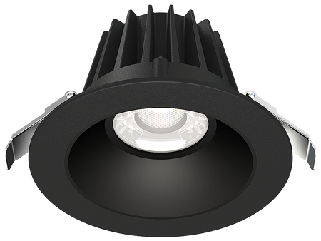 Studio Photography Marketing Image of Lotus LED Lights Product JXL-COB04-R15W-5CCT-WH-4RR-SM-BK for SimplySecured.ca Shopify
