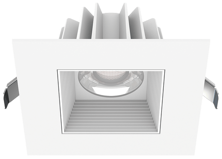 Studio Photography Marketing Image of Lotus LED Lights Product JXL-COB04-S15W-5CCT-WH-4SR-BF-WH for SimplySecured.ca Shopify