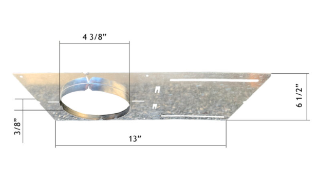 4" Budget Flanged Rough-In Plates (20 Pack) | MP4