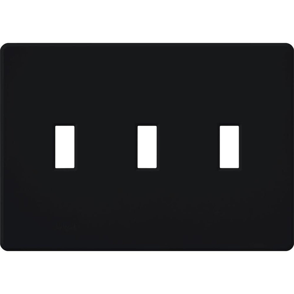 Lutron Fassada 3-Gang Wall Plate | For 3 Traditional Toggle Controls | FG-3
