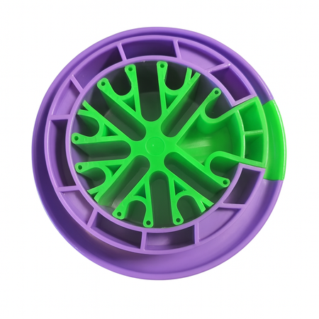 Product Marketing image of the Grid Networking SKU GR-COMB - Round Cable Comb Tool - 360° Cable Organizer for Structured Cabling Bundles | GR-COMB