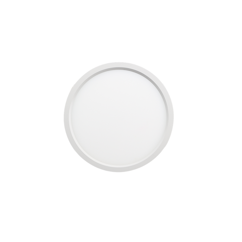 Reno Sol - 5" Slim Surface Round - 10W - 600LM - Selectable CCT 27/30/35/40/50K - 120V - White Finish | RENO-S5R-MCCT