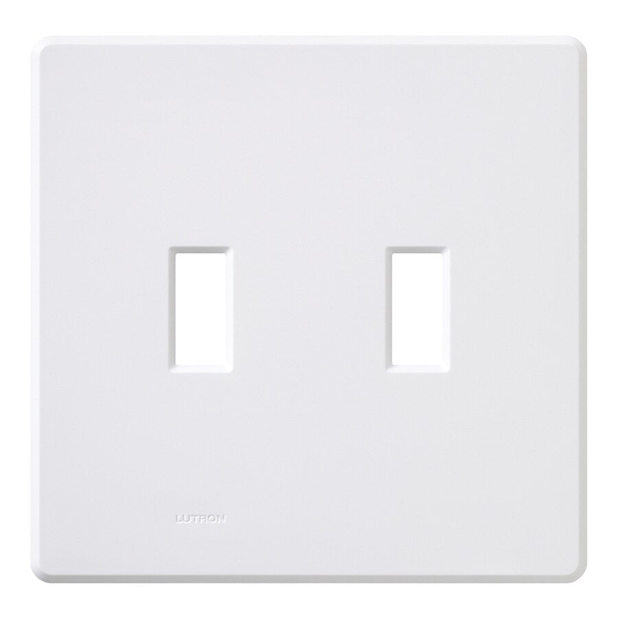 Lutron Fassada 2-Gang Wall Plate - Traditional Toggle Opening |FG-2