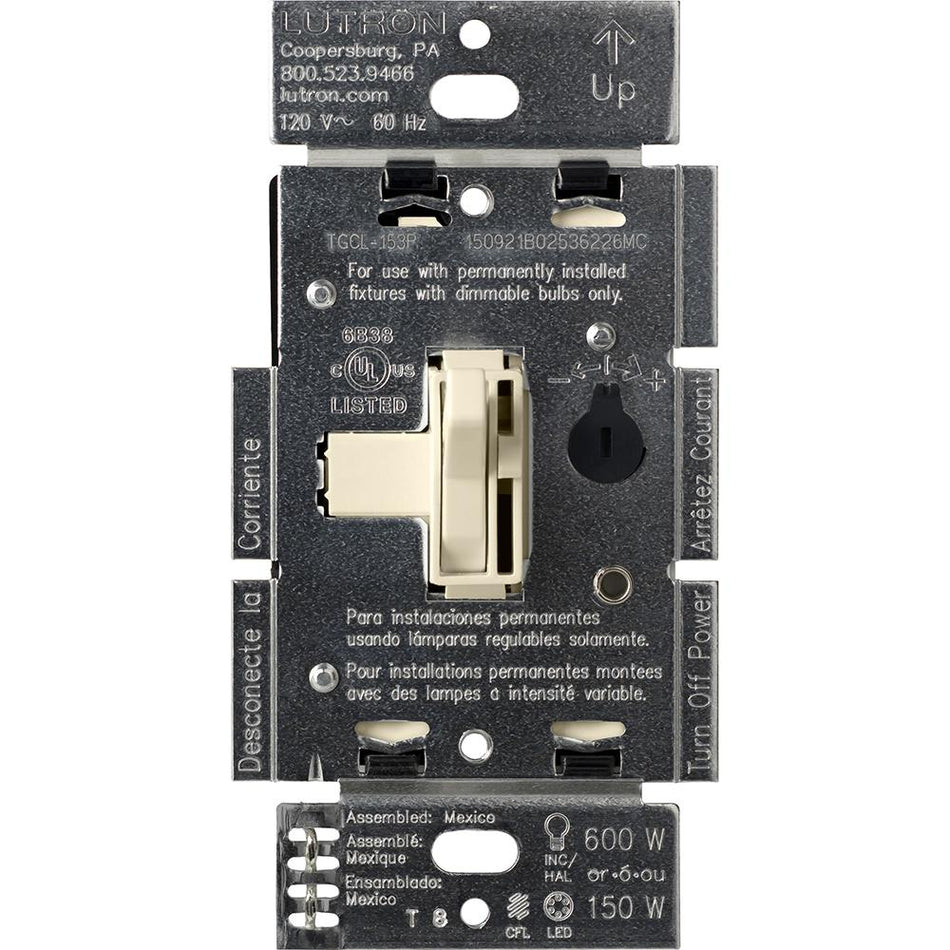 Lutron Ariadni LED+ Dimmer Switch 150W LED  /  600W Inc / Hal Single-Pole / 3-Way | AYCL-153P