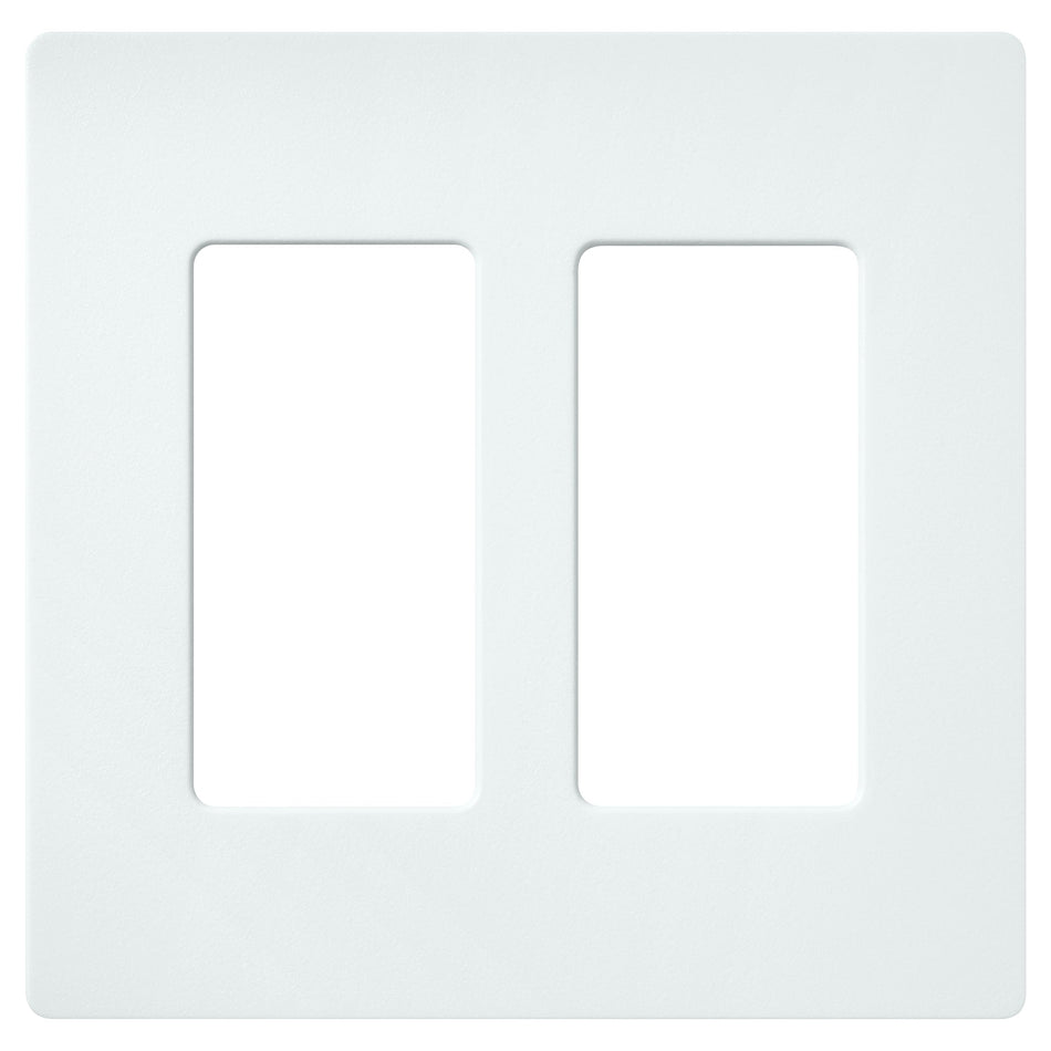 Lutron Claro 2-Gang Screwless Wall Plate | SC-2