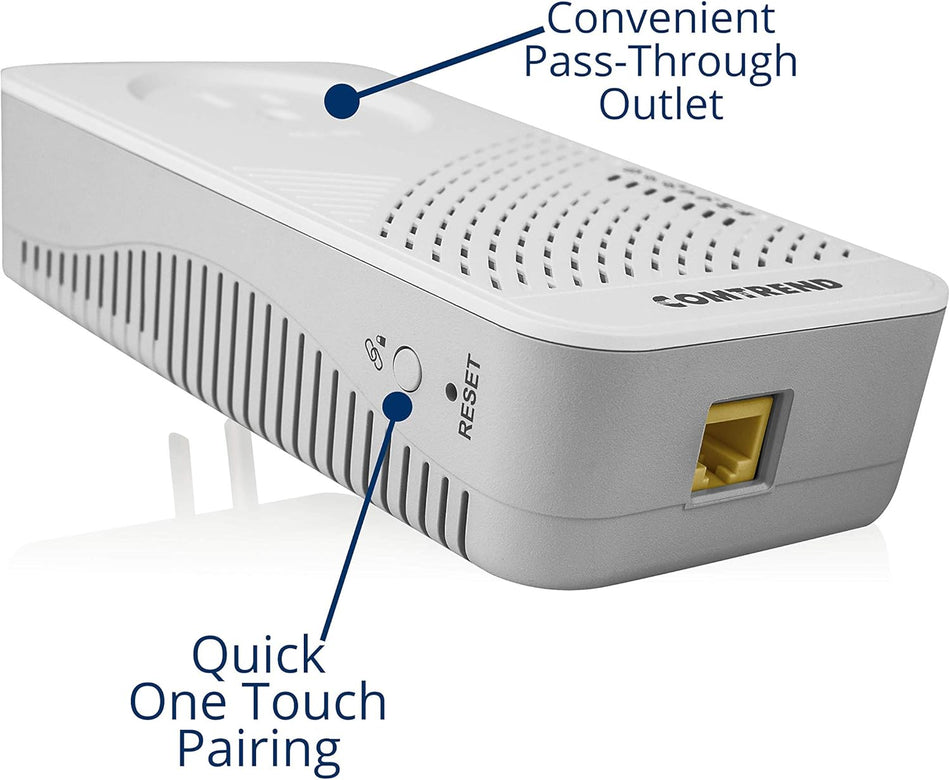 White electronic device with labeled features on a white background