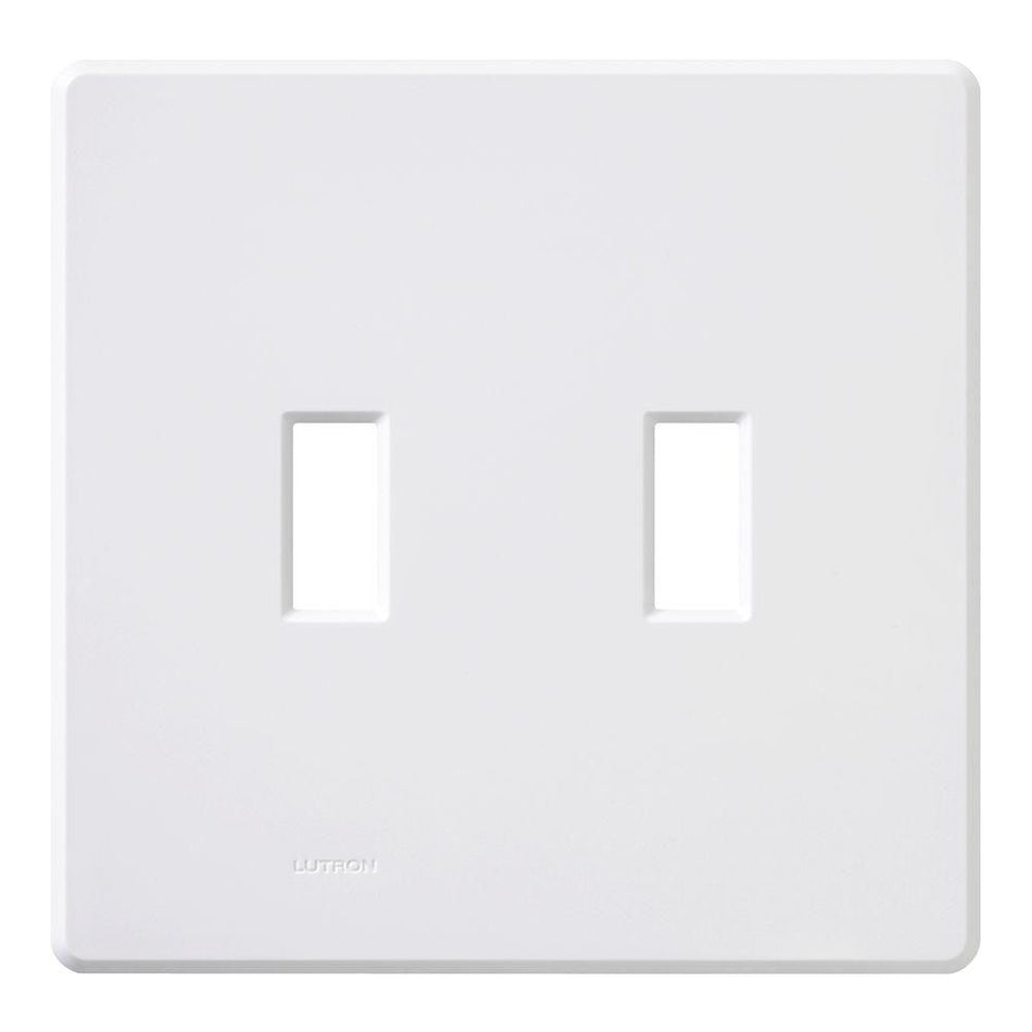 Lutron Fassada Fashion Wall Plate | Traditional Toggle Opening | Matte Finish | FW