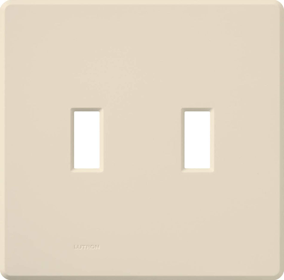 Lutron Fassada 2-Gang Wall Plate - Traditional Toggle Opening |FG-2