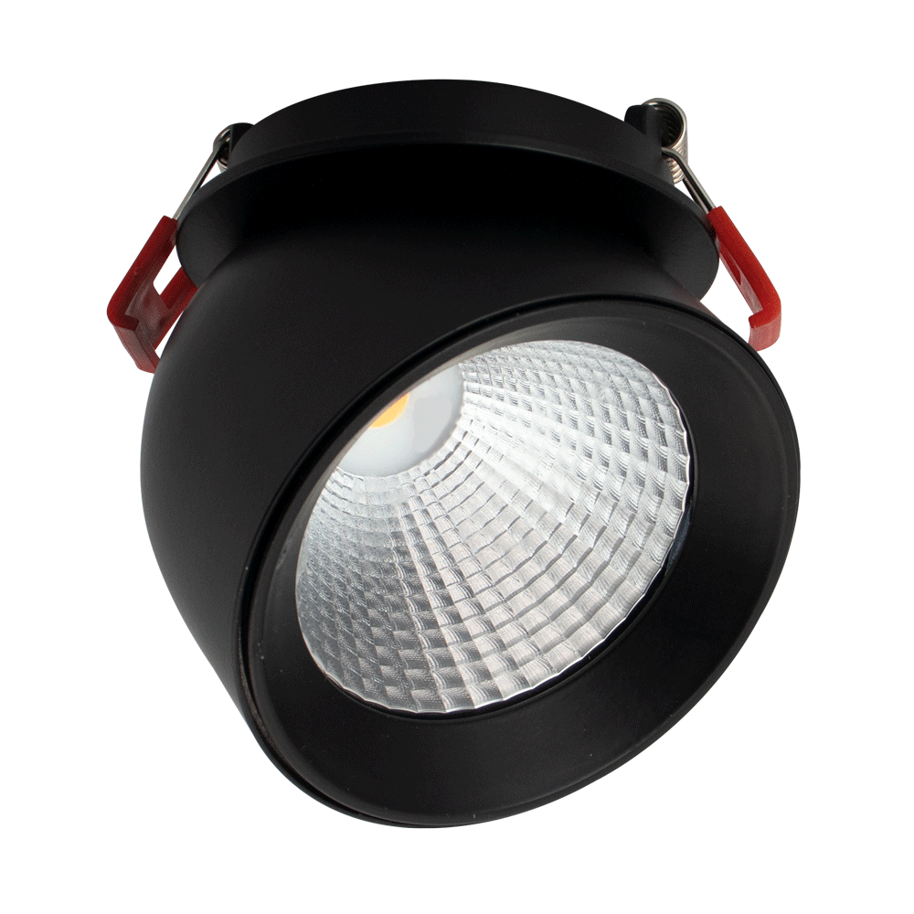 Studio Photography Marketing Image of Lotus LED Lights Product AD-3-S14W-AR-5CCT-BK-24D for SimplySecured.ca Shopify