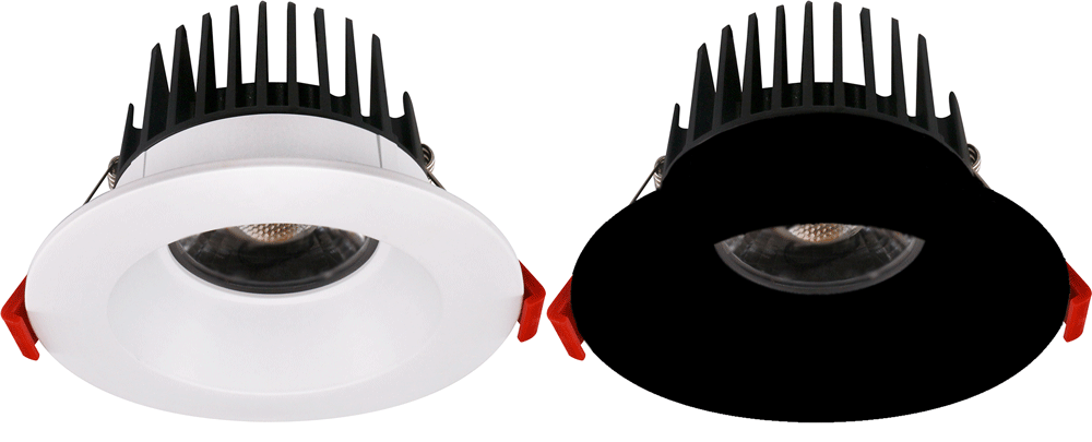 Studio Photography Marketing Image of Lotus LED Lights Product AD-LED-4-S15W-3018K-T4RW for SimplySecured.ca Shopify