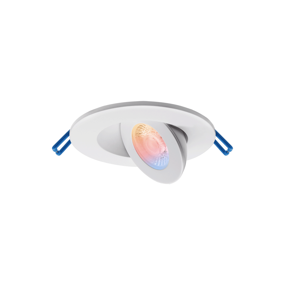 Studio Photography Marketing Image of Lotus LED Lights Product ADS2FGSTRGBCW-WH for SimplySecured.ca Shopify