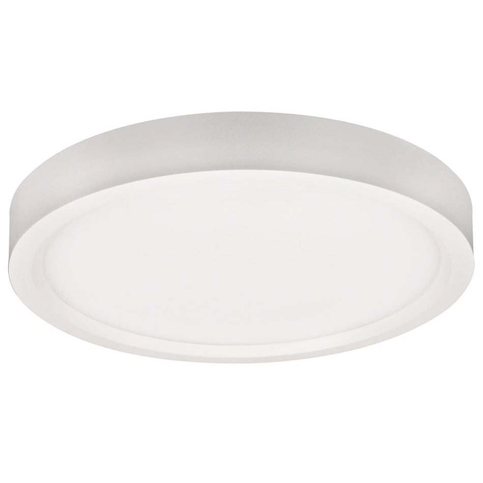 7" Round Surface Mount Edgelit Disk LED 15W | ADS7R9-XK-WH