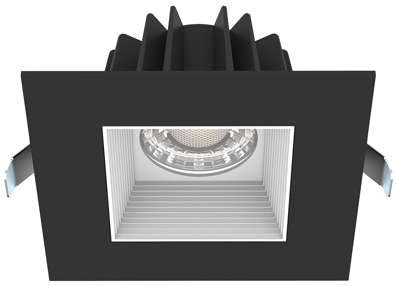Studio Photography Marketing Image of Lotus LED Lights Product JXL-COB04-S15W-5CCT-BK-4SR-BF-WH for SimplySecured.ca Shopify