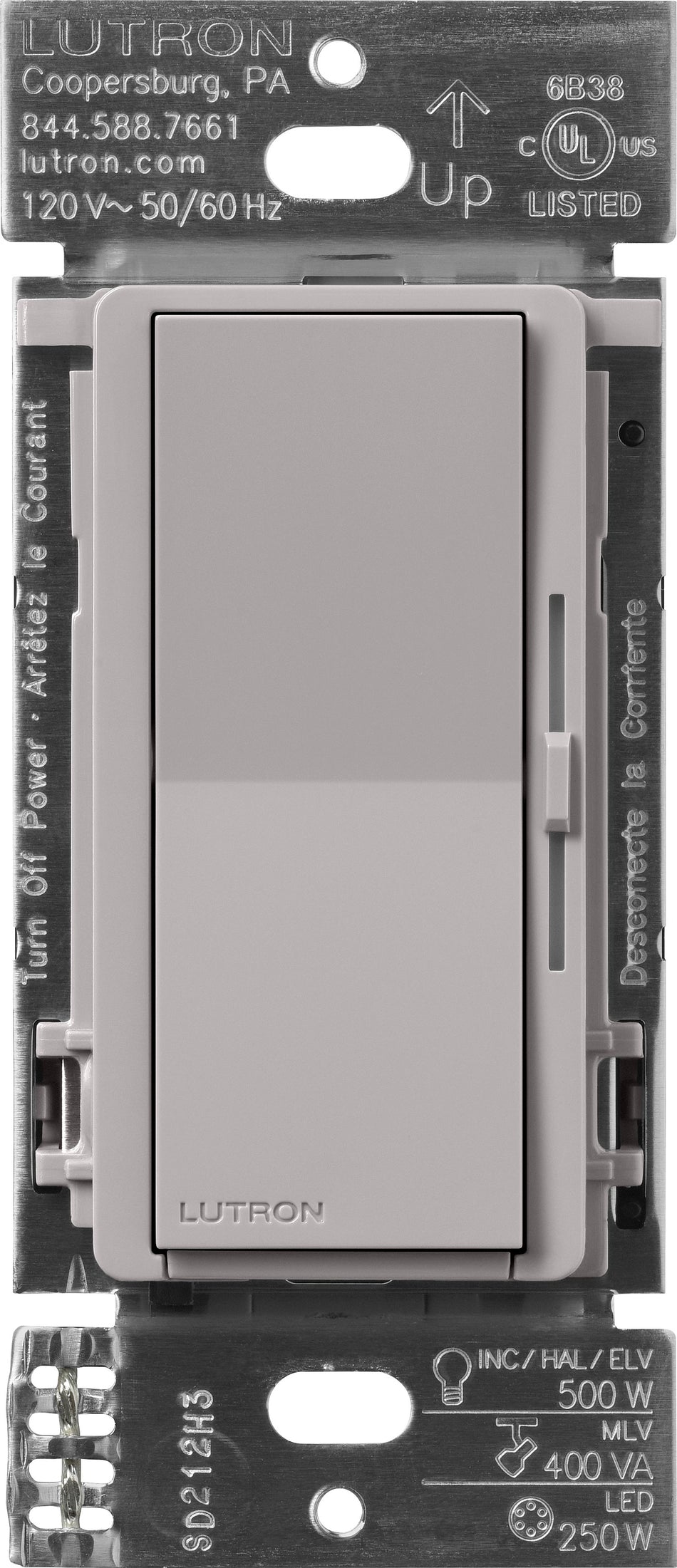 Lutron Diva Smart Dimmer ELV+ - Phase Selectable | DVRF-5NE