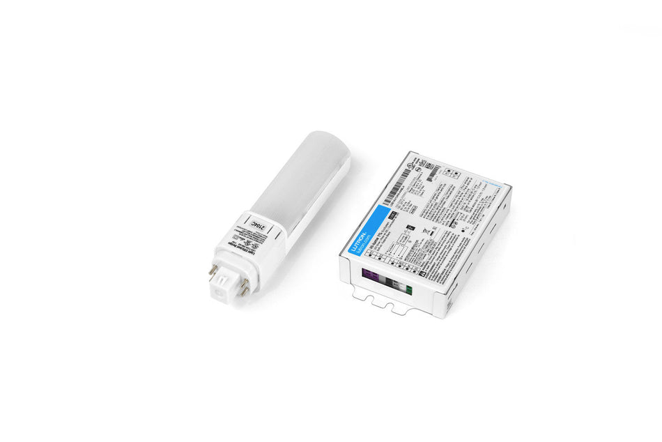 Lutron C-Flex Horizontal CFL 1-Lamp Ballast Retrofit Kit - 3500K, EcoSystem, 1% Dimming, Case of 24 Kits, K Square Driver Without Studs | ELDHCF-1C35-24
