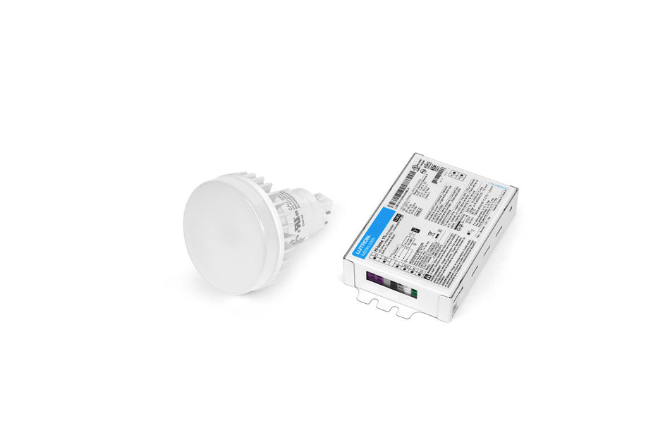 Lutron C-Flex Round CFL 1-Lamp Ballast Retrofit Kit - 4000K, EcoSystem, 1% Dimming, Case of 24 Kits, K Square Driver Without Studs | ELDRCF-1C40-24