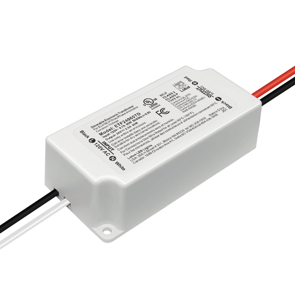 Studio Photography Marketing Image of Lotus LED Lights Product ETF24060TD for SimplySecured.ca Shopify