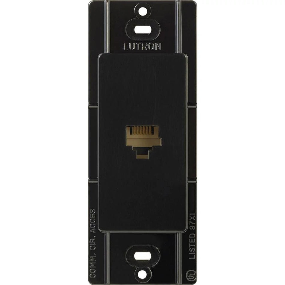 Lutron Claro Telephone Jack - 6-Conductor RJ11 Voice Decorator Insert | CA-PJ