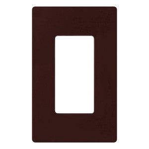 Lutron Claro 1-Gang Wallplate - Traditional Screw-On Decorator Style | CW-1