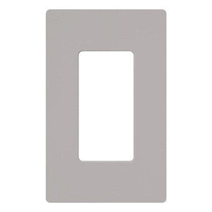 Lutron Claro 1-Gang Wallplate - Traditional Screw-On Decorator Style | CW-1