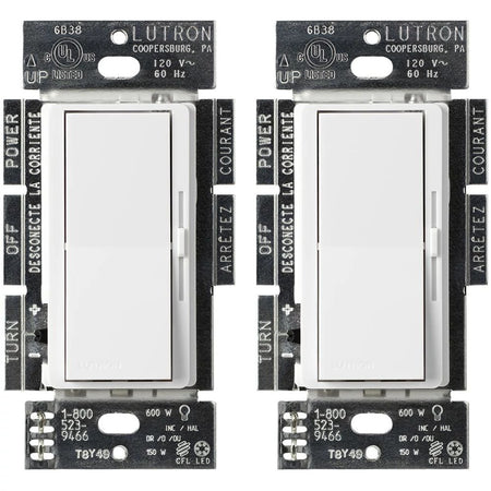 Product Marketing Image of Lutron Product DVCL-153P-WH-2-C offered by Simply Secured for customer visibility