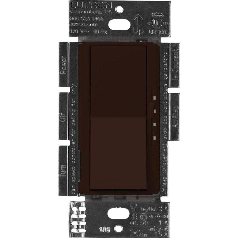 Lutron Diva Dual Control Switch - 3-Speed Fan and Light Dimmer | DVFSQ-LF