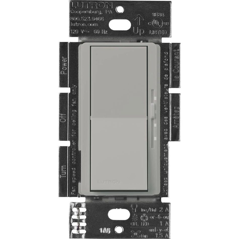 Lutron Diva Dual Control Switch - 3-Speed Fan and Light Dimmer | DVFSQ-LF