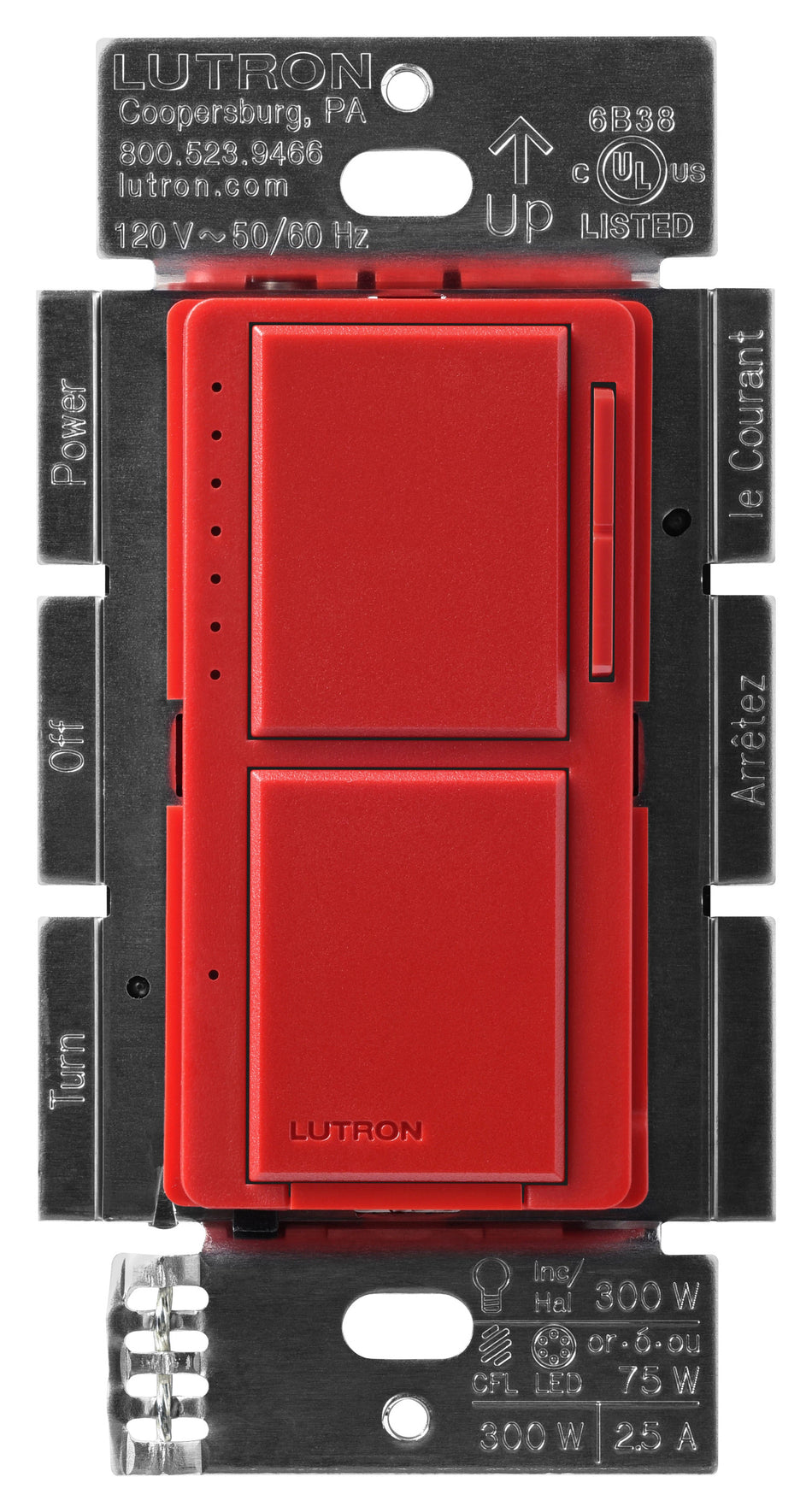 Lutron Maestro Dual Control - LED+ Dimmer and On/Off Switch | MACL-L3S25