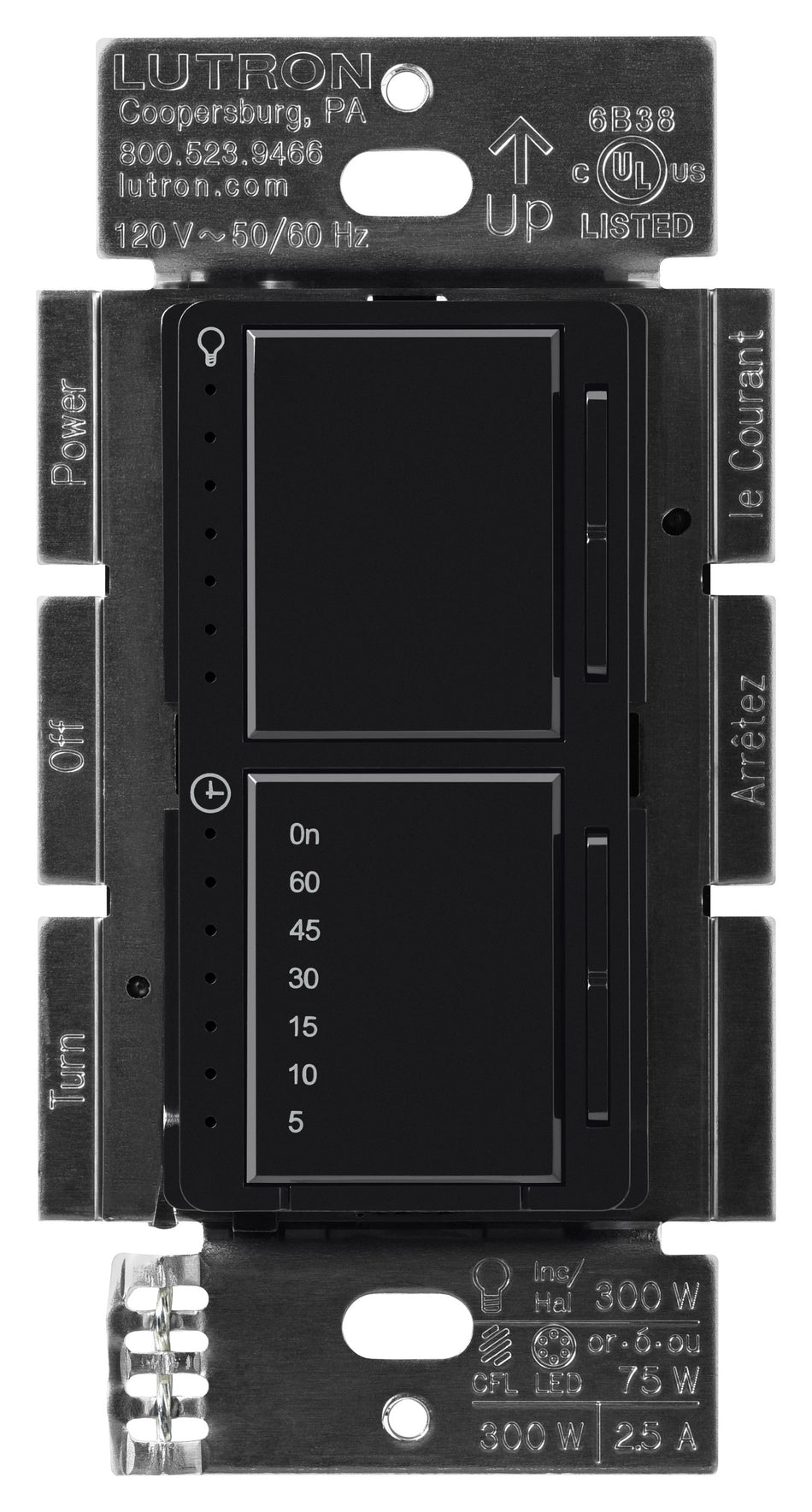 Lutron Maestro Dual Control - LED+ Dimmer and Countdown Timer | MACL-L3T251