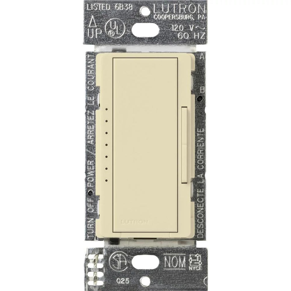 Lutron Maestro ELV Dimmer Switch, 600W, Single-Pole/Multi-Location, Neutral Required, 120V | MAELV-600
