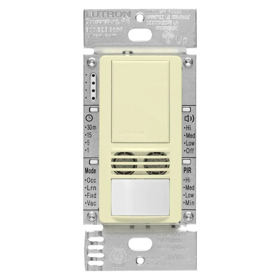 Lutron Maestro Dual-Tech Motion Sensor - PIR & Ultrasonic (No Neutral Required) | MS-A102
