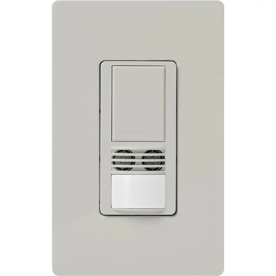 Lutron Maestro Dual-Tech Vacancy Sensor - Manual-On PIR & Ultrasonic (No Neutral) | MS-A102-V