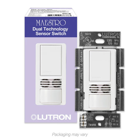 Product Marketing Image of Lutron Product MS-A102-V-WH offered by Simply Secured for customer visibility