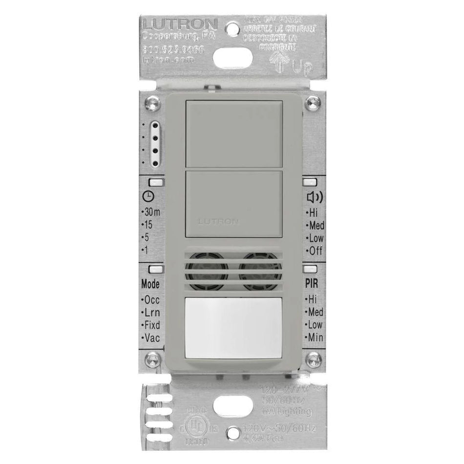 Lutron Maestro Dual-Tech Motion Sensor - Dual Circuit Control for Fan & Light | MS-A202